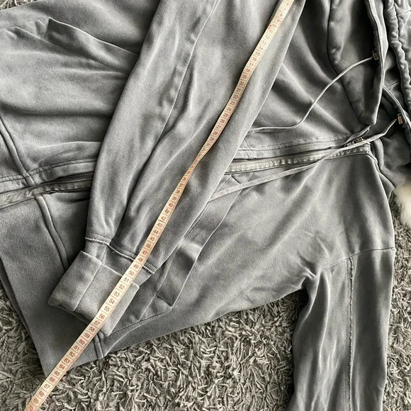 ROQUE Vintage Style Heavyweight Cotton Zip-Up Hoodie - Picture 10 of 10